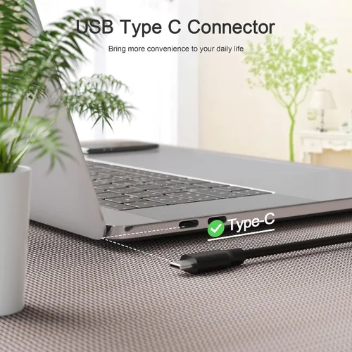 Vista 3 de Cargador rápido USB-C de 100 W para Asus GA403 GA403U GA403UV GA403UI GA403UU G14, apto para Rog Zephyrus G16 GU605 GU605M GU605MI GU605MZ GU605MZ