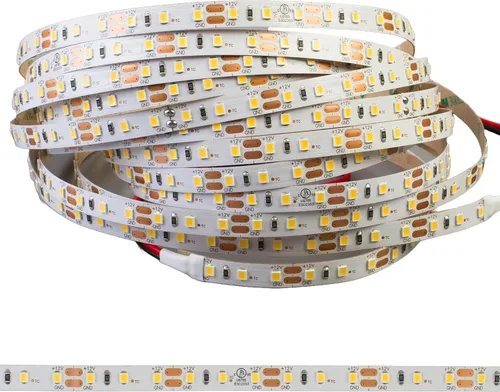 Vista 2 de Tira de luz LED de 12 V de alto CRI 95, 3000 K, 4000 K, 6000 K, 450 LED por rollo, cinta flexible para debajo del gabinete, cocina, fuente
