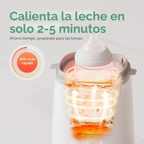 Vista 2 de Momcozy Calentador de Biberones, Calentadores de Biberones Rápidos para Todos los Biberones con Temporizador, Control Preciso de Temperatura