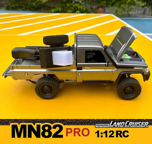 Vista 5 de HLSFWDRIVE 1/12 RC Crawler MN82 PRO RC Truck Off Road Land Cruiser