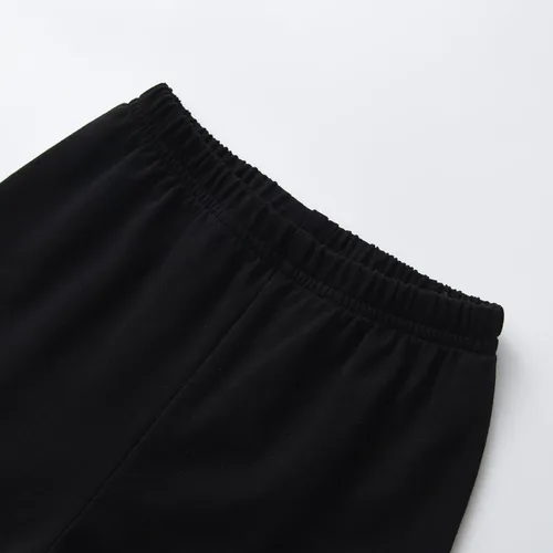 Vista 6 de Conjunto de sudadera con capucha de manga larga a rayas para bebés y niños pequeños