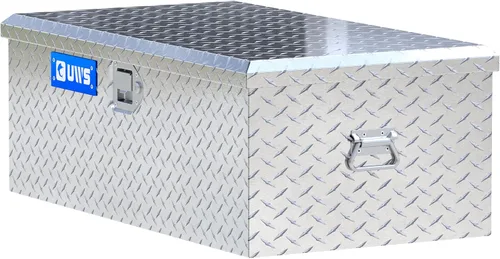 Vista 6 de UWS EC20061 36-Inch Heavy Wall Aluminum Foot Locker Tool Chest Storage Box, RigidCore Tapa