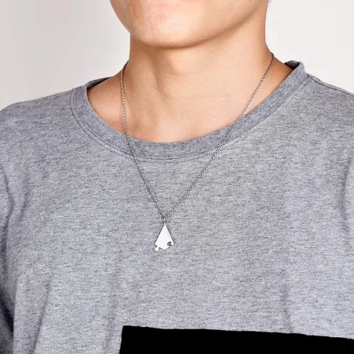 Vista 5 de U7 Heart or Puzzle Piece Best Friend Necklaces for 2-8 Stainless Steel 18K Gold Plated BFF Forever Friendship Necklace Gift for Men Women