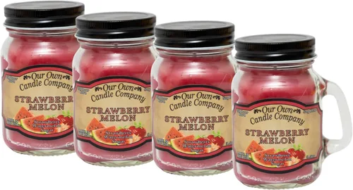 Vista 6 de Grandma's Kitchen - Mini vela perfumada en tarro Mason de Our Own Candle Company, 3.5 onzas (paquete de 4)