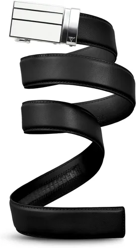 Vista 8 de Mission Belt Cinturón de trinquete de cuero para hombre, colección 3Bar