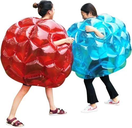 Vista 7 de Paquete de 2 - parachoques para niños, pelota que rebota para niños, pelotas de sumo para niños, pelota de césped para juegos de equipo al aire