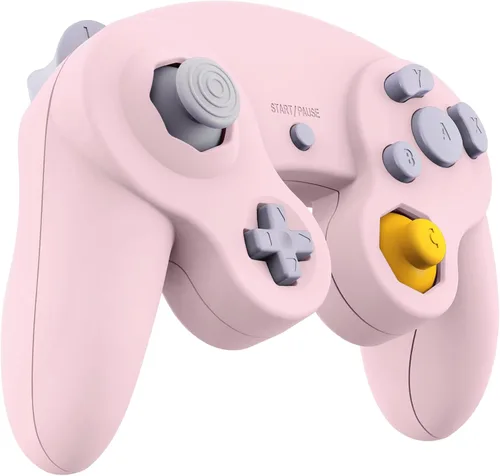Vista 43 de eXtremeRate Placa trasera negra para Nintendo Gamecube Controller, cubierta de repuesto de agarre suave al tacto con botones para controlador
