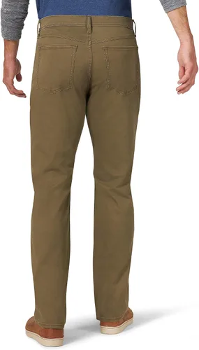Vista 2 de Wrangler Authentics - Pantalón de sarga de corte recto para hombre