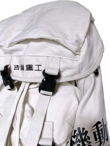 Vista 13 de Niepce Inc Japanese Techwear Streetwear Slim Daypack Mochila (negro)