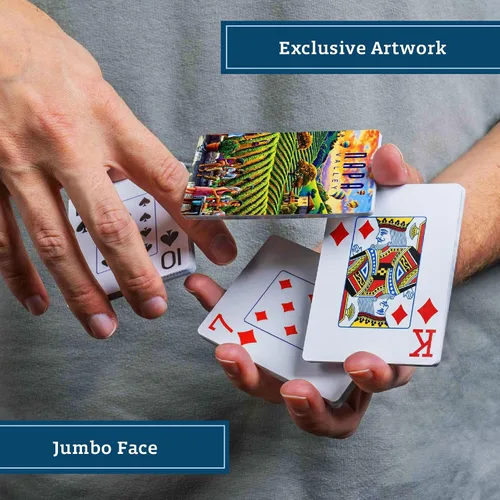 Vista 2 de Boardwalk Puzzles Premium Featherlight - Juego de cartas únicas, divertido mazo temático para el hogar y viajes Valle de Napa