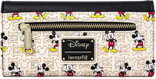 Vista 2 de Loungefly Disney Mickey Mouse Hardware - Cartera de piel sintética