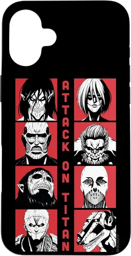Vista 23 de Attack on Titan Funda Titan Lineup de temporada 4 para iPhone 17