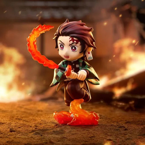 Vista 2 de POP MART Demon Slayer Kimetsu no Yaiba Battle Series - Caja ciega
