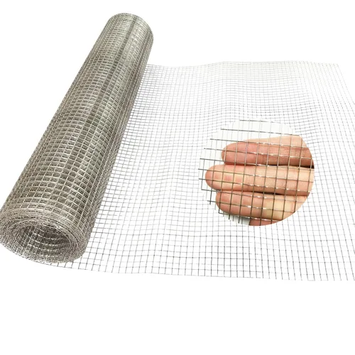 Vista 8 de Malla de acero inoxidable resistente 304 de 7.9 x 10 pies, rollo de malla de alambre de malla de 1/4 de pulgada, tela de hardware de calibre 23 que