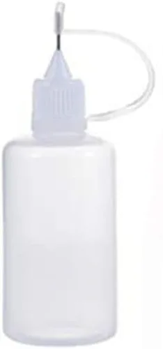 Vista 10 de Botella de pegamento con punta de aguja, gotero vacío, aplicador de botellas de plástico, herramienta de quilling, pegamento de punta de precisión