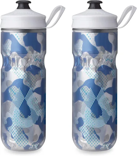 Vista 16 de HydraPak Botella Polar - Botella de agua deportiva Polar aislada - Libre de BPA, botella flexible deportiva y para bicicleta con asa