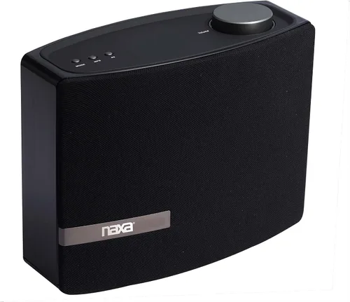 Vista 2 de Naxa Electronics NAS-5001 Altavoz multihabitación Wi-Fi y Bluetooth con control de voz Amazon Alexa compatible con dispositivos iPhone y Android
