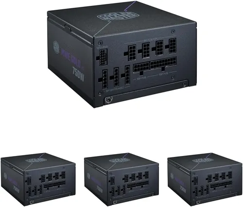 Vista 15 de Cooler Master Fuente de alimentación MWE Gold 750 V2, totalmente modular