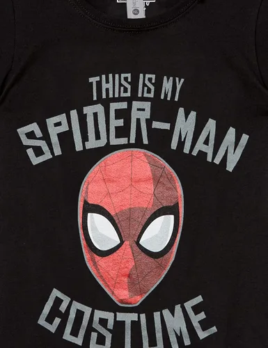 Vista 2 de Marvel Little, Big - Disfraz clásico de araña para niñas