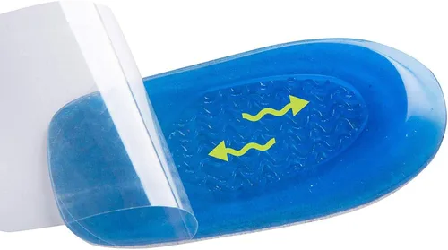 Vista 3 de Runee Talones de gel (2 pares) – Cojines masajeadores de absorción de impactos que proporcionan alivio a los pies de fascitis plantar, dolor
