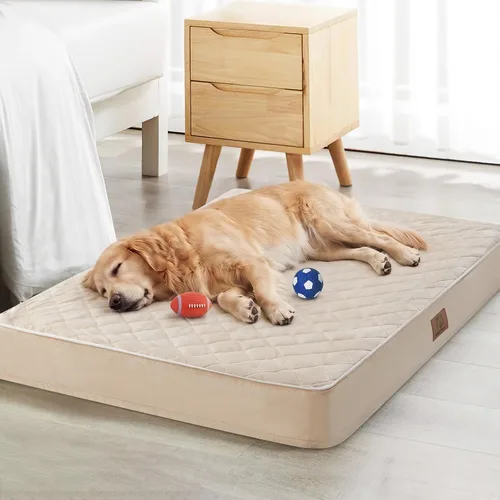 Vista 14 de WNPETHOME Camas ortopédicas XL para perros grandes, impermeables, extra grandes, con funda extraíble y lavable, cama para jaula de perro