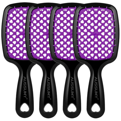 Vista 18 de 2 Pack Cepillo para Desenredar con Ventilación - Cepillo Desenredante con Cerdas Suave para Cabello Sin Enredos - Ideal para Cabello Natural