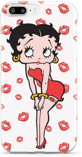 Vista 12 de Inspired Cases - Compatible con iPhone Xs Max - Funda protectora con textura 3D para Apple iPhone Xs Max - Classic Betty Boop