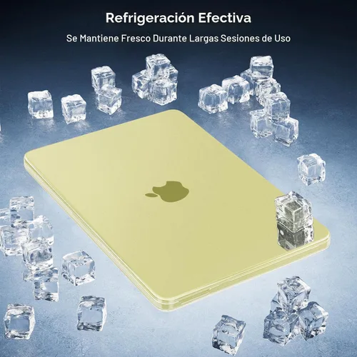 Vista 5 de MOSISO Funda compatible con MacBook Neo de 13 pulgadas, versión 2026 Citrus Clear