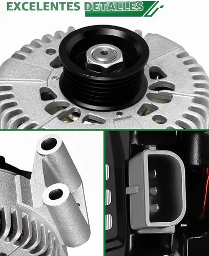Vista 8 de Alternador de 4.0L para: Ford Explorer 2002 2003 2004, Explorer Sport Trac 2001-2004 para: Mercury Mountaineer 2001-2004, polea de 6 ranuras de 12V