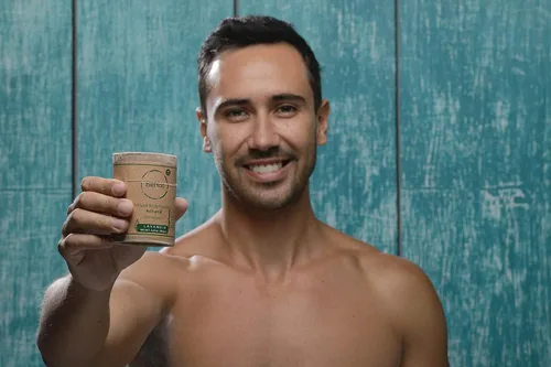 Vista 4 de BeNat Polvo corporal natural sin talco para hombres, mujeres, niños y bebés, máxima comodidad, absorbe la humedad, desodorante corporal natural