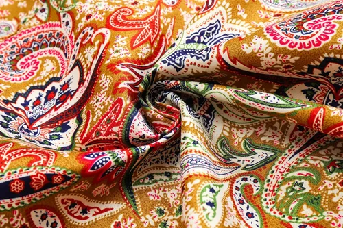 Vista 7 de QZH.DUAO Camisas de lino de discoteca de los años 70 para hombre, estilo casual, estampado de cachemira, floral, vintage, de manga larga y camisa