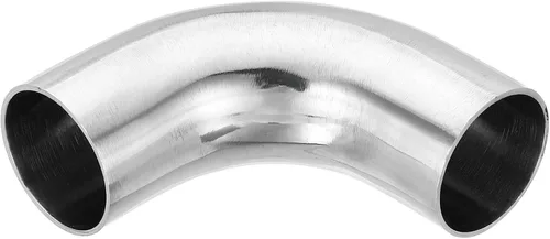 Vista 7 de PATIKIL Codo de 90 grados con curvatura de mandril, codo de escape de 1 pulgada OD de acero, conector de tubería de escape 304 de acero inoxidable