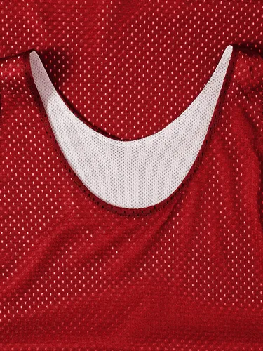 Vista 4 de Camiseta de baloncesto reversible para hombre de alta calidad que absorbe la humedad, Blanco