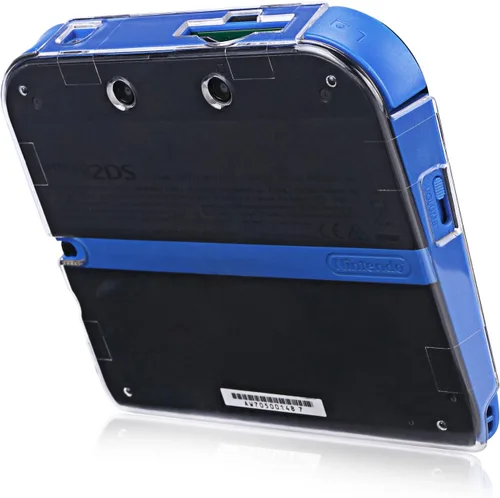 Vista 2 de Compatible con funda 2DS, funda protectora rígida de plástico transparente AKWOX para 2DS