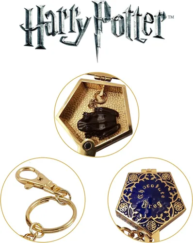 Vista 3 de The Noble Collection Harry Potter - Llavero de rana de chocolate, Oro