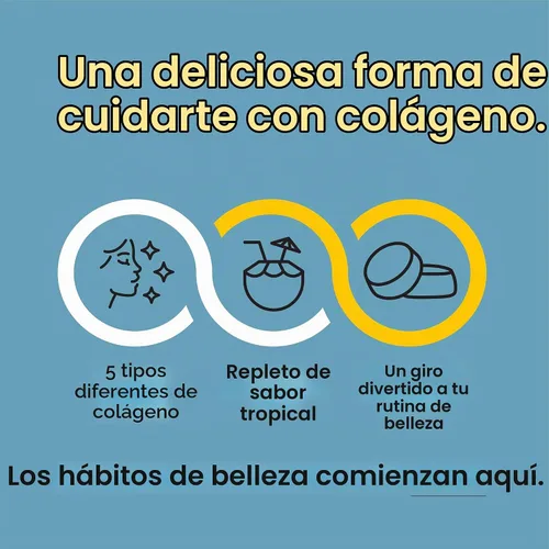 Vista 5 de NeoCell Gomitas bio-péptidos de colágeno múltiple 60 unidades Sabor