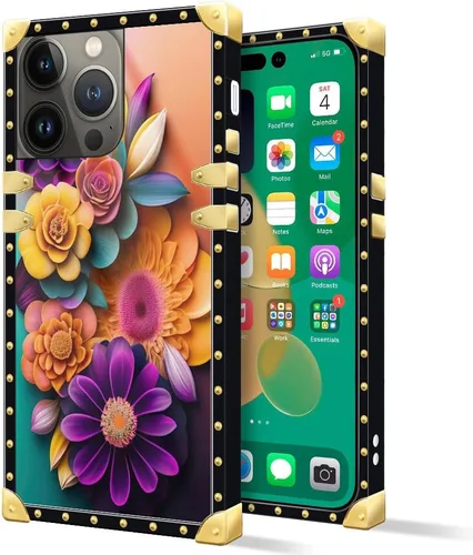 Vista 32 de DAIZAG Funda compatible con iPhone 14 Pro Max, funda de Angel Wings Girl para iPhone 14 Pro Max, decoración de metal de TPU suave a prueba de golpes