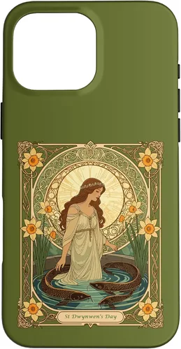 Vista 19 de Dwynwen's Well and Sacred Fish Case for iPhone 17