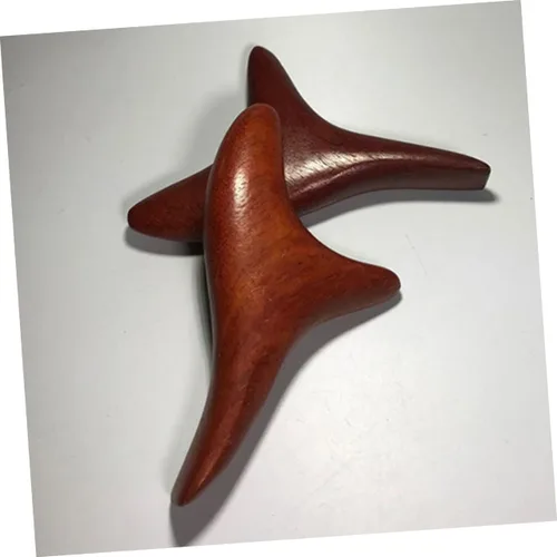 Vista 6 de ORFOFE 2 unids Rosewood Guasha Tableros Masajeador Linfático Herramientas para Cara Mano Cuello Tabla de Raspar Natural para Reducción