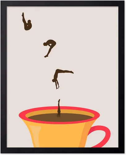 Vista 80 de Poster Master Póster More Espresso Less Depresso – Impresión retro café – Arte de café – Arte moderno – Arte moderno – Arte bohemio chic – Arte