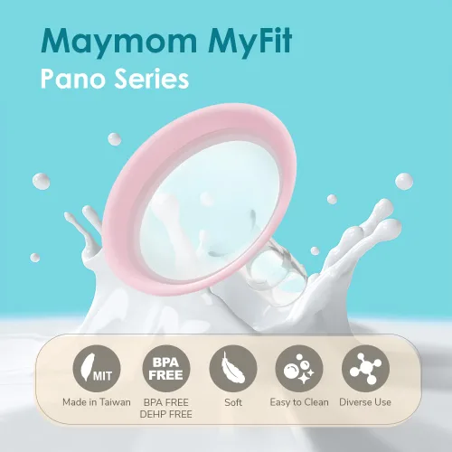 Vista 11 de 9mm Maymom MyFit Shields, Serie Pano; Compatible con el extractor de leche Medela PersonalFit, Freestyle, Harmony, Maxi, Conector Freestyle Flex