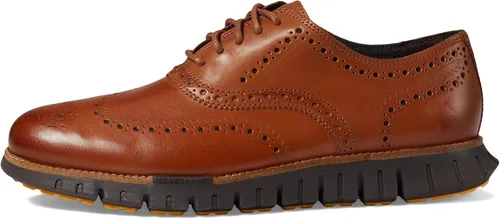 Vista 4 de Cole Haan Zerogrand Remastered Wing Tip Oxford para hombre Tostado Británico/Café