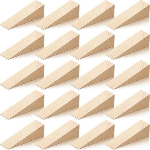 Vista 8 de Treela - Cuñas de madera para botes de silla, 10 unidades, 3.94 x 1.18 x
