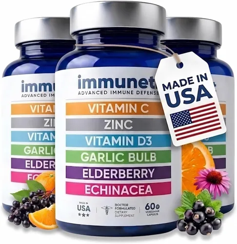 Vista 8 de Immuneti Advanced Immune Support – Suplemento de apoyo inmunológico avanzado 6 en 1 de inmunidad diaria formulado por médicos – Fabricado en Estados