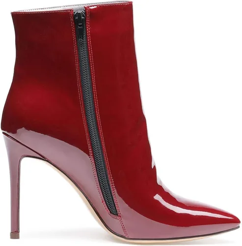 Vista 3 de Castamere Botines de tacón alto para mujer, puntera puntiaguda, con hebilla de aguja, tacón de aguja de 3.9 in