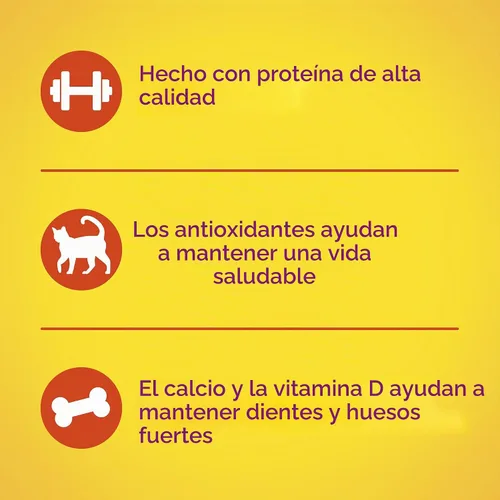 Vista 3 de Meow Mix Original Choice Alimento seco para gatos, bolsas de 18 onzas