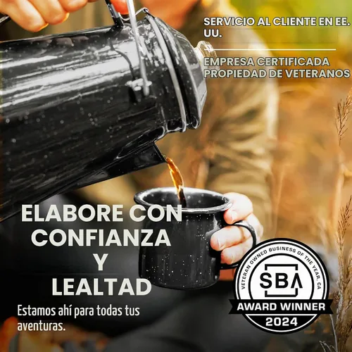 Vista 7 de COLETTI Juego Clásico de Cafetera Percoladora de Esmalte y Tazas — La Cafetera de Camping Más Nostálgica, Ahora Modernizada