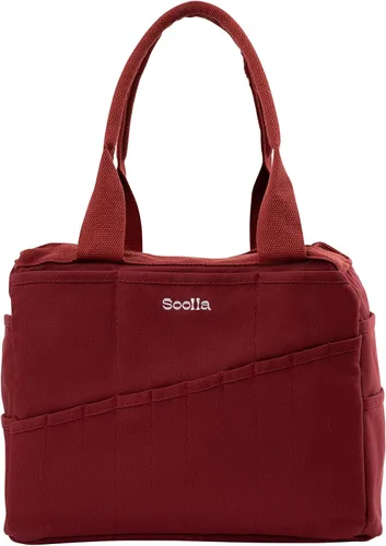 Vista 13 de Soolla Bolsa de estudio: organizador de almacenamiento de suministros de arte y bolsa de herramientas de cerámica, bolsa lavable, bolsa de hilo
