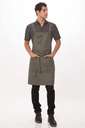 Vista 3 de Chef Works Denver - Delantal con espalda cruzada para hombre