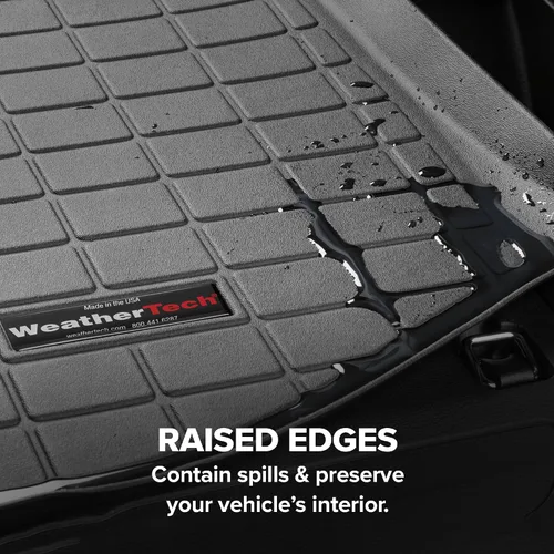 Vista 4 de WeatherTech Forro de maletero de carga para Honda Odyssey, detrás de la tercera fila (40475), negro